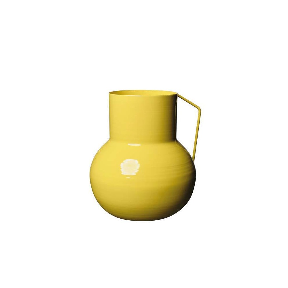 VASO CON MANICO H23.5 D12.5 GIALLO